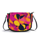 ミュンヘン フェイクレザー クロスボディ サドルバッグ - エアラインシリーズ